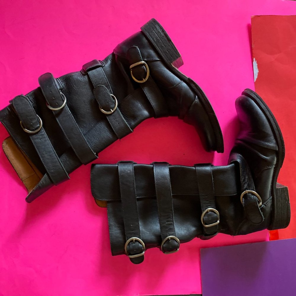 ALDO buckles leather boots